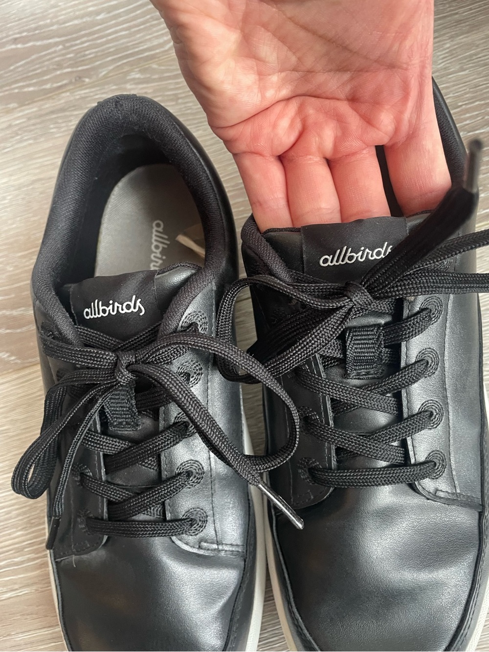 Allbirds Black Sneakers - Women’s size 7.
